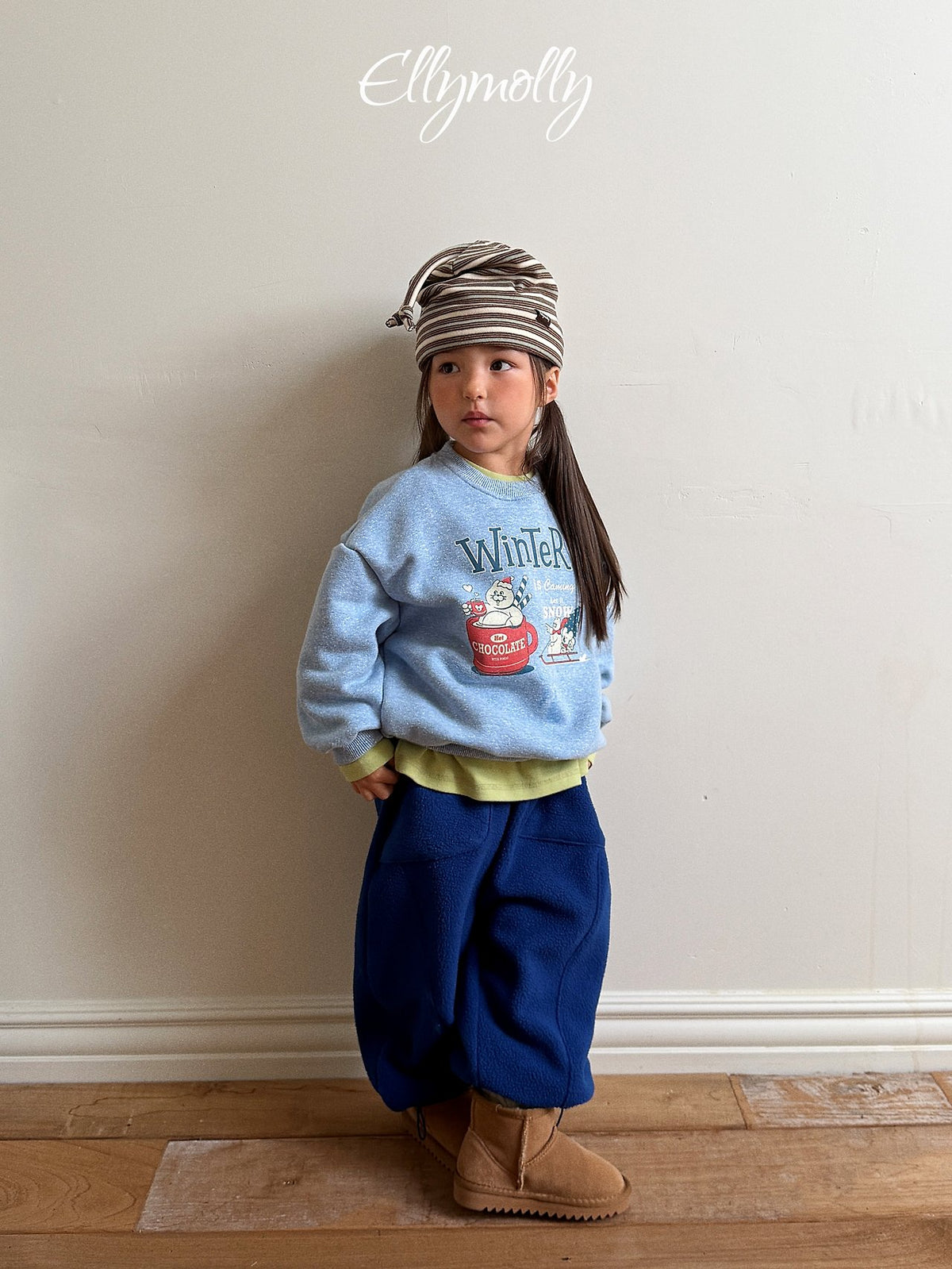 《予約》Winter Snow Sweatshirt / ELLY MOLLY