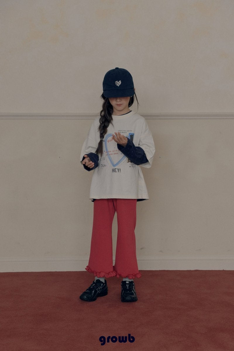 《予約》Siron Frill Rib Pants / GROWB