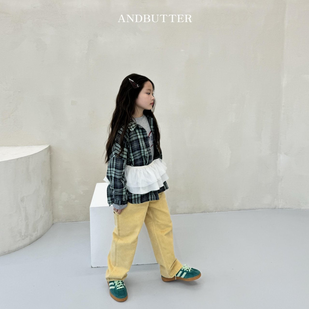 《予約》Check Pin / andbutter