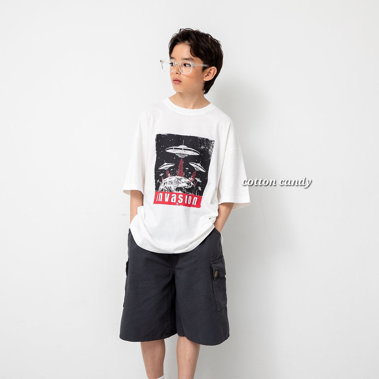《予約》Button Pants / cotton candy