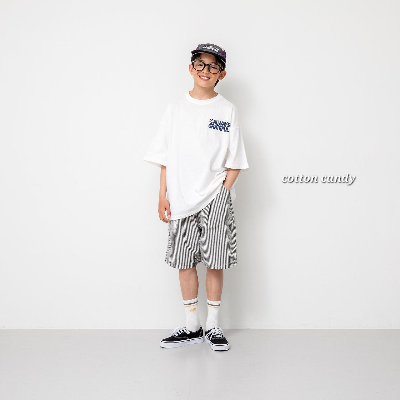 《予約》Square T-shirt / cotton candy