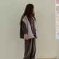 《予約》Butterfly Velour Pants / NAVI