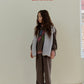 《予約》Butterfly Velour Pants / NAVI