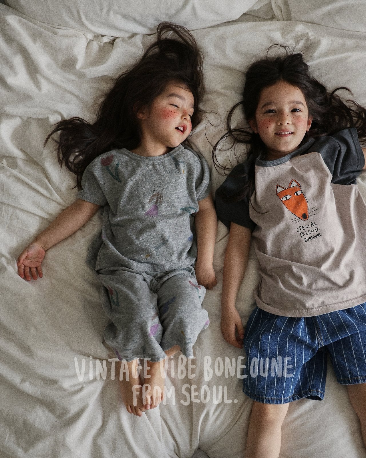 《予約》Flower Terry Croped T-shirt / Boneoune