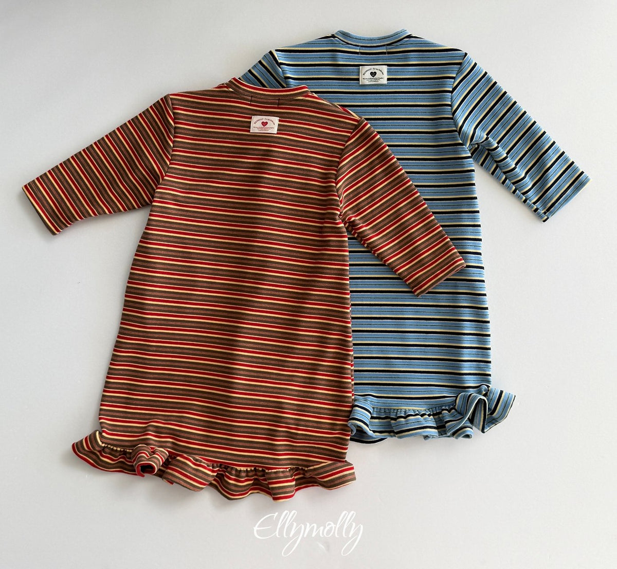 《予約》Fleece Frill Long Dress / ELLY MOLLY