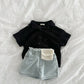 《予約》Veil Short Denim / digreen