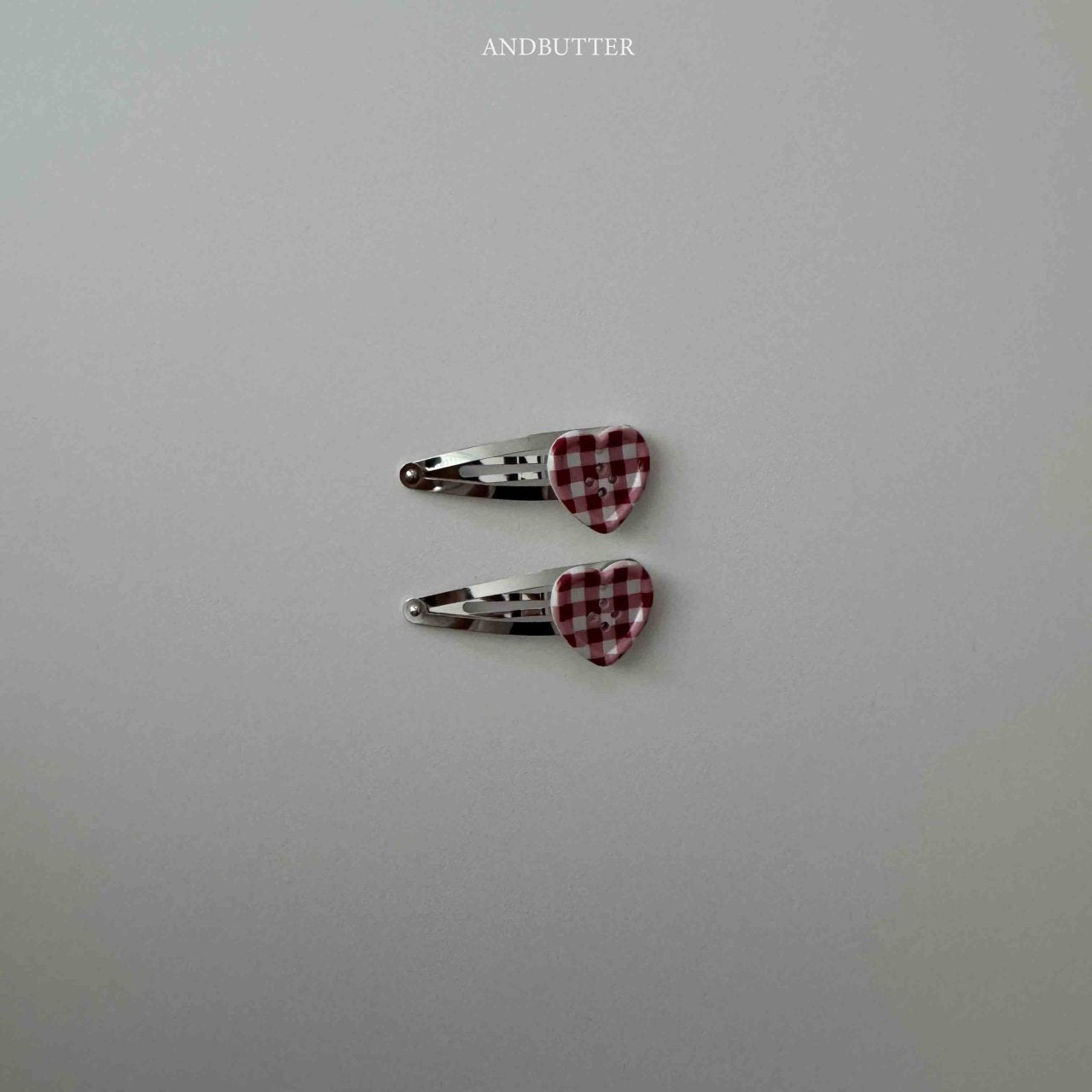 《予約》Check button pin（2set） / andbutter