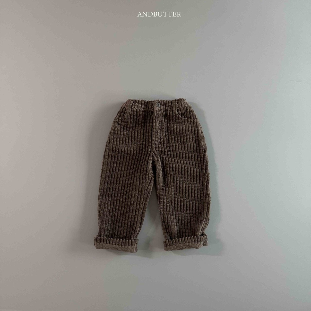 《予約》Puffy Corduroy Pants / andbutter