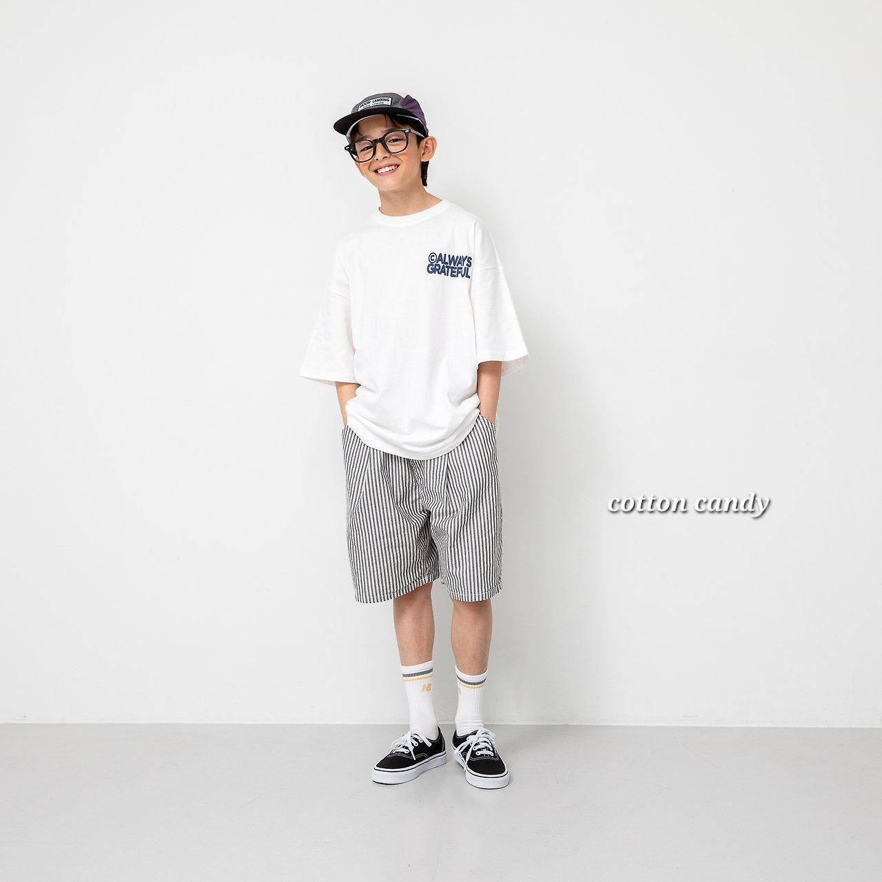 《予約》Square T-shirt / cotton candy