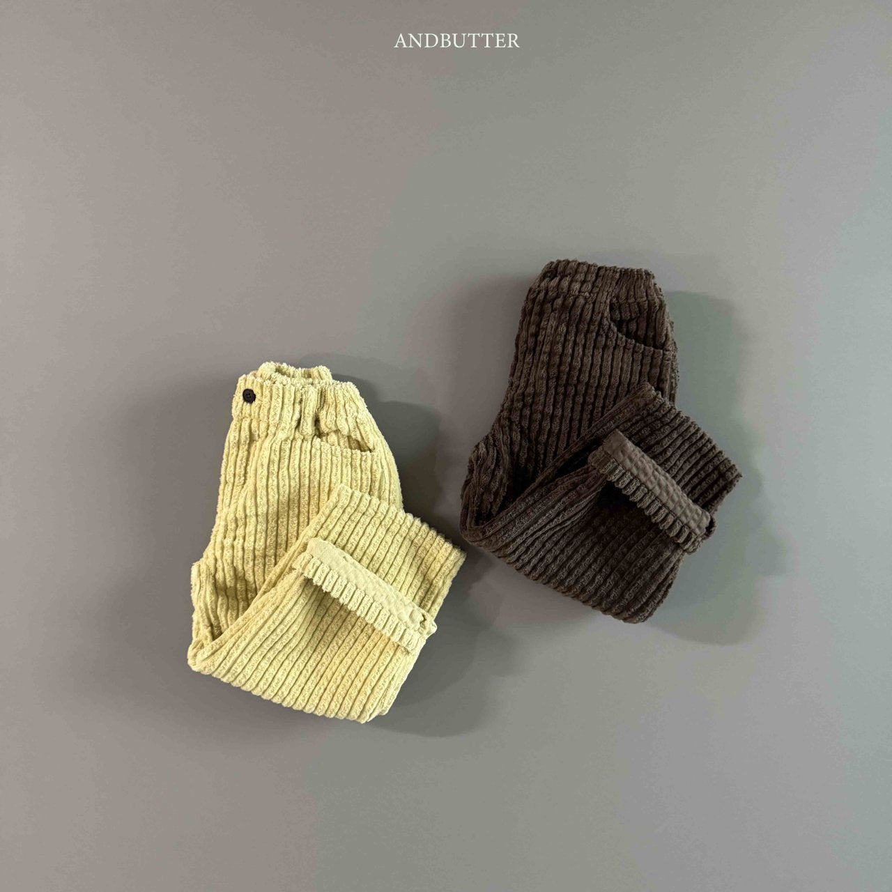 《予約》Puffy Corduroy Pants / andbutter