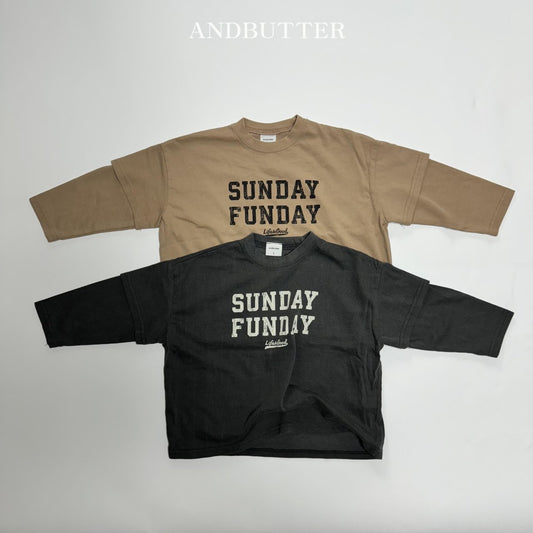 《予約》Sunday Pigment Tee / andbutter