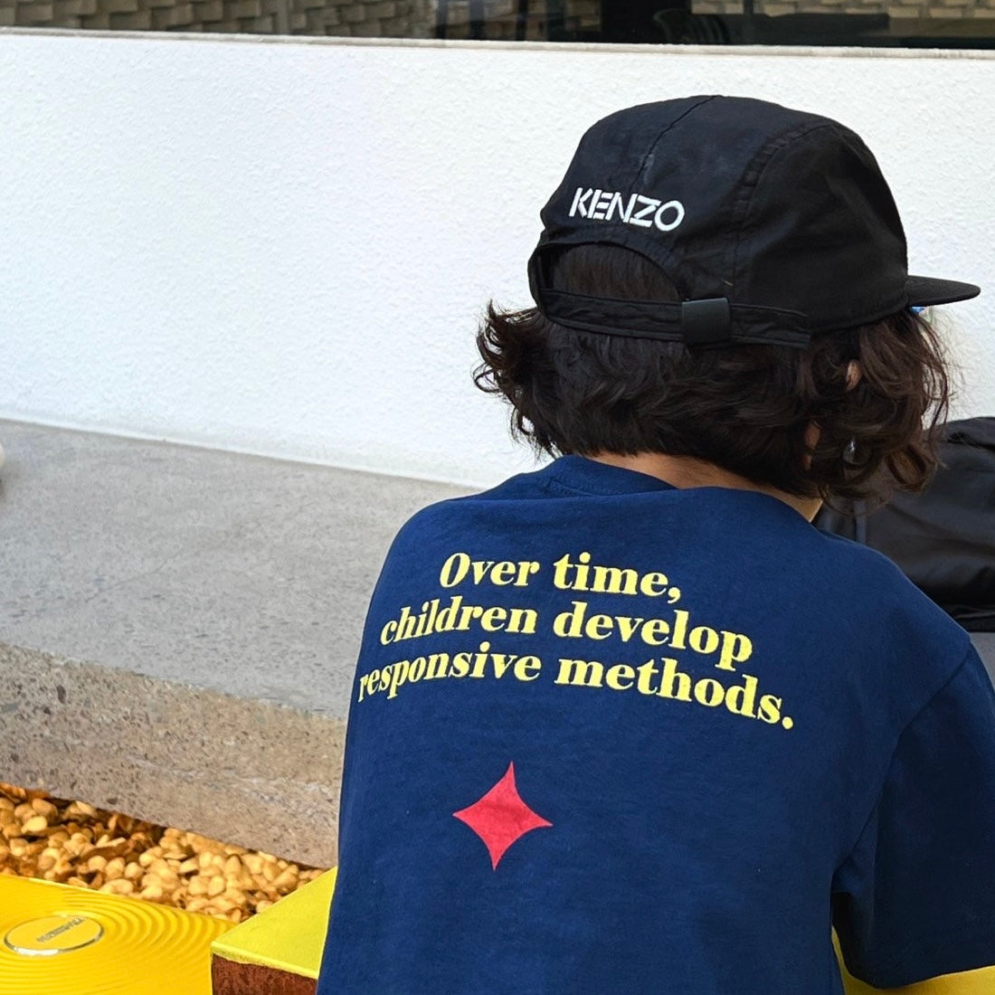 《XL size last 1点》Diamond Tee (navy)