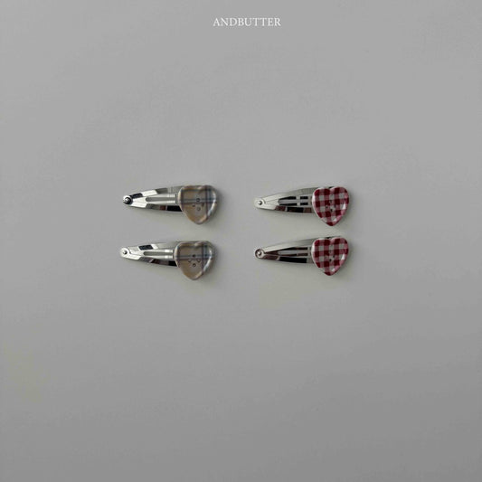 《予約》Check button pin（2set） / andbutter