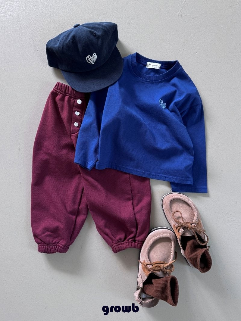 《予約》Button Jogger Pants / GROWB