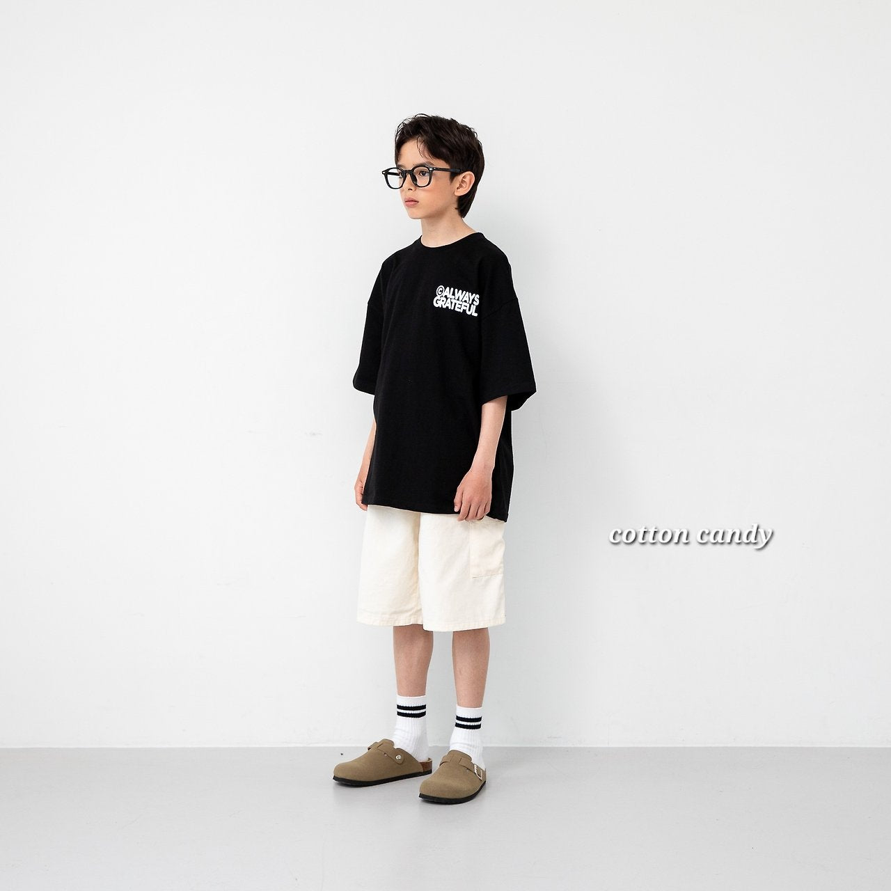 《予約》Square T-shirt / cotton candy