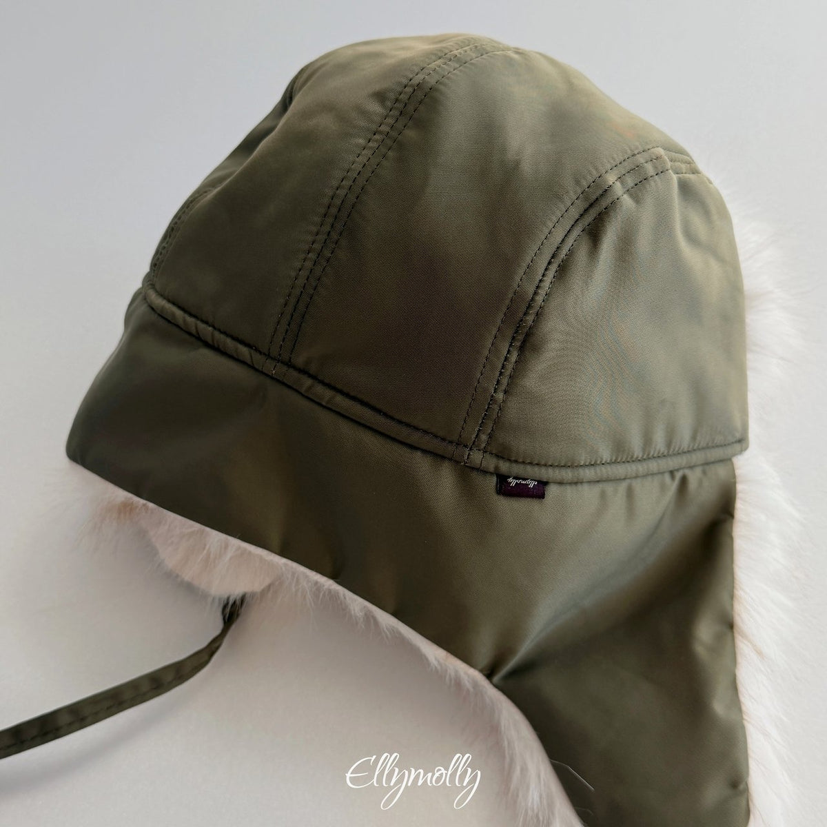 《予約》Fur Earflap Padded Hat / ELLY MOLLY