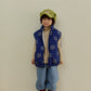 《予約》Melt Quilted Vest / NAVI
