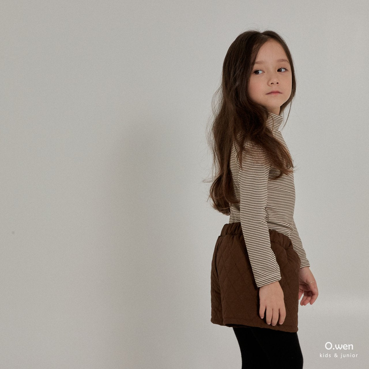 《brown M size》Brushed Spandex Half Polar