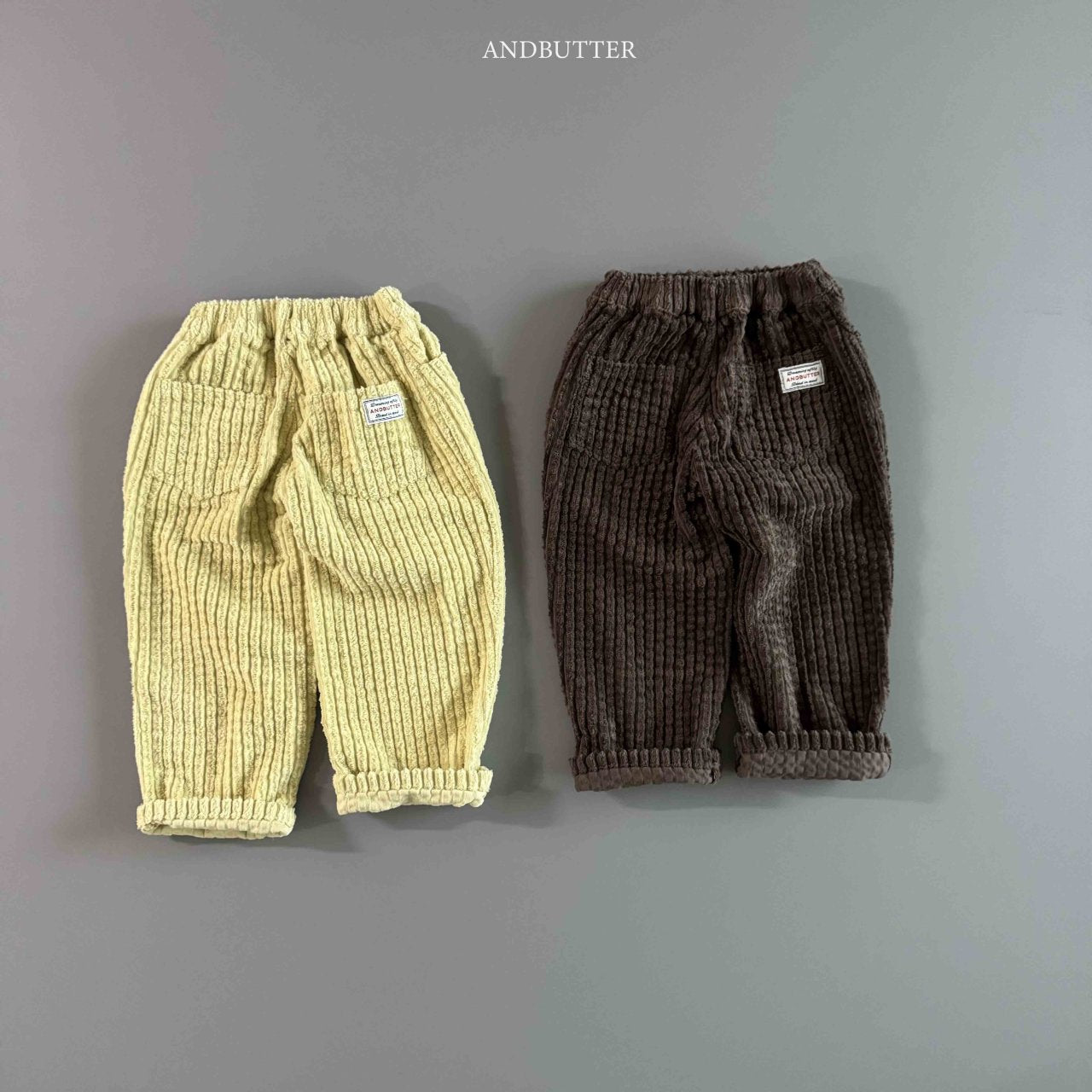 《予約》Puffy Corduroy Pants / andbutter