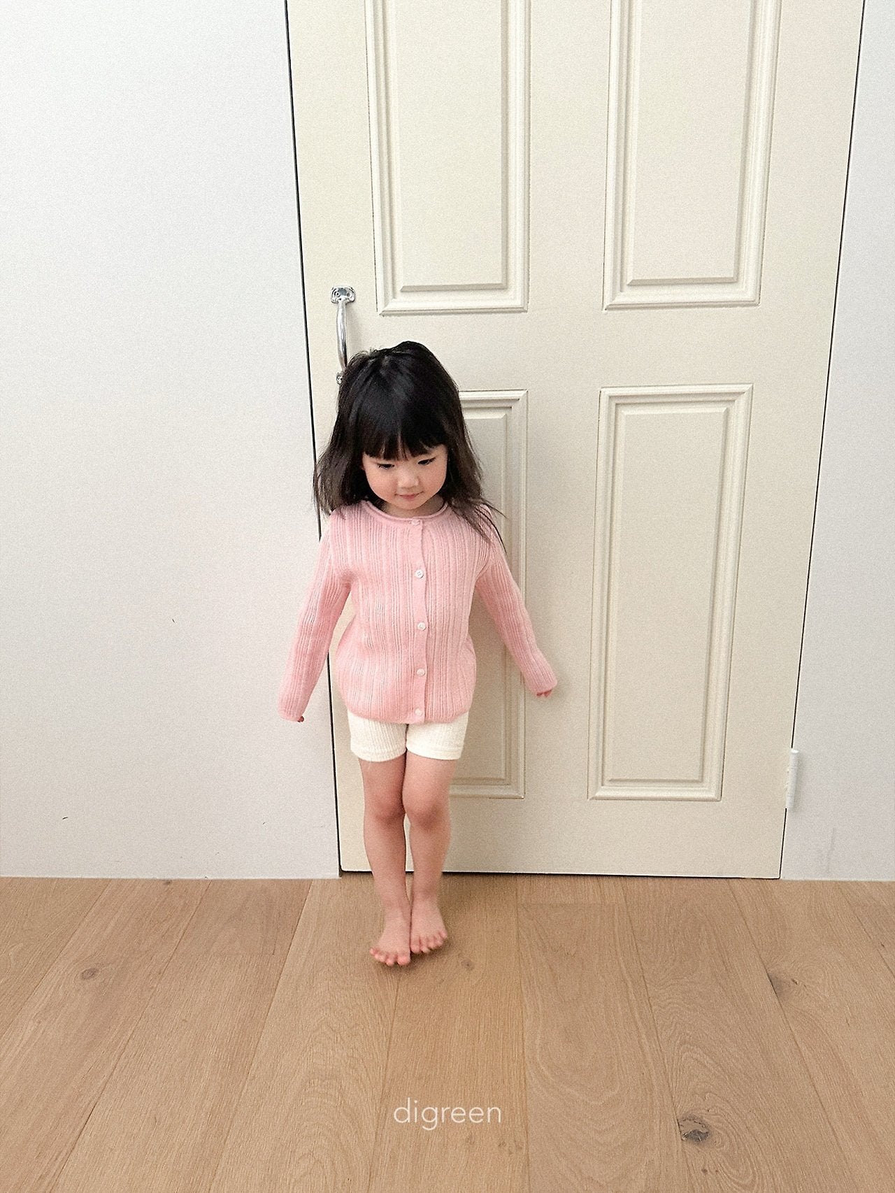 《予約》Wiggly Rib Cardigan (kids) / digreen