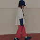 《予約》Siron Frill Rib Pants / GROWB
