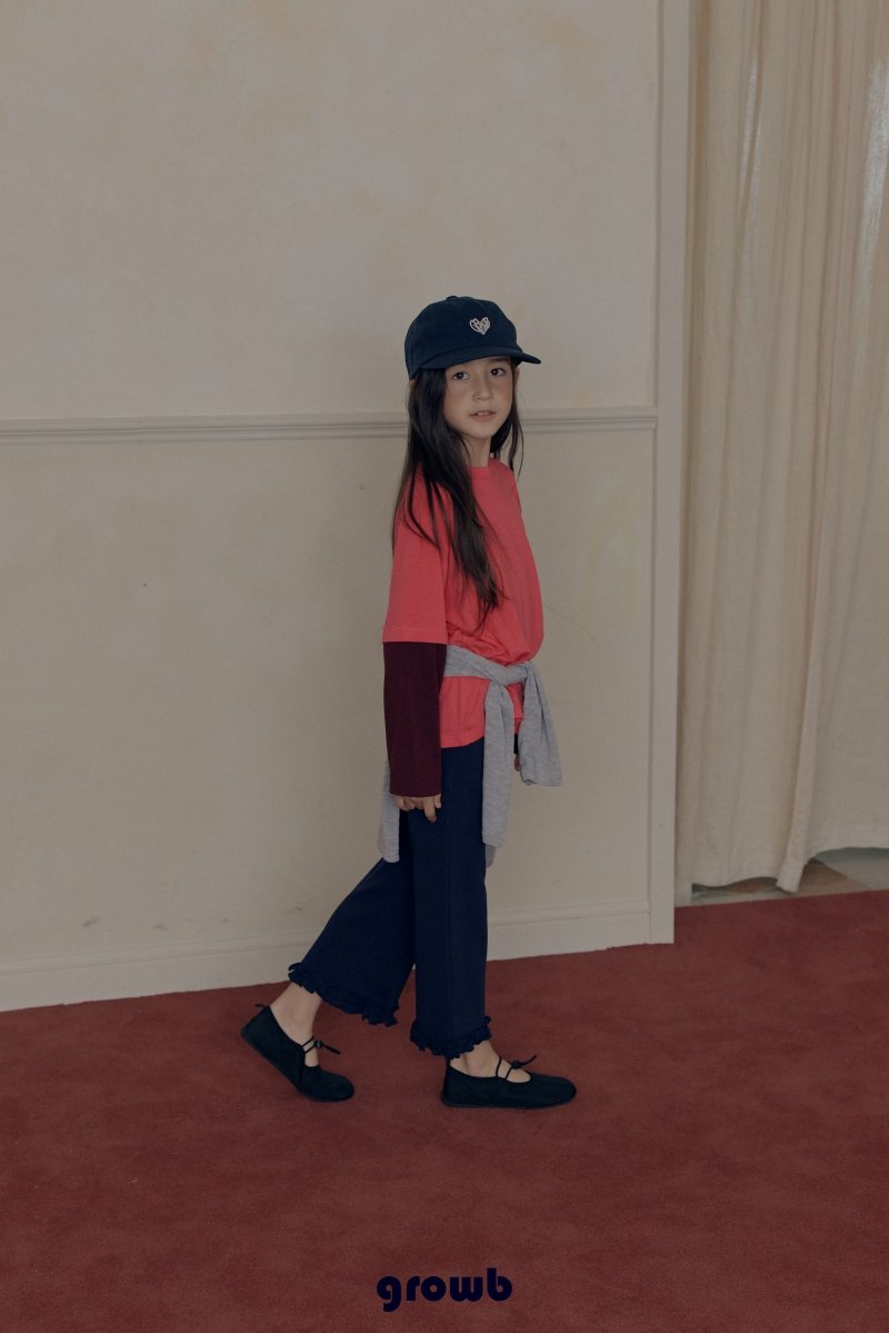 《予約》Siron Frill Rib Pants / GROWB