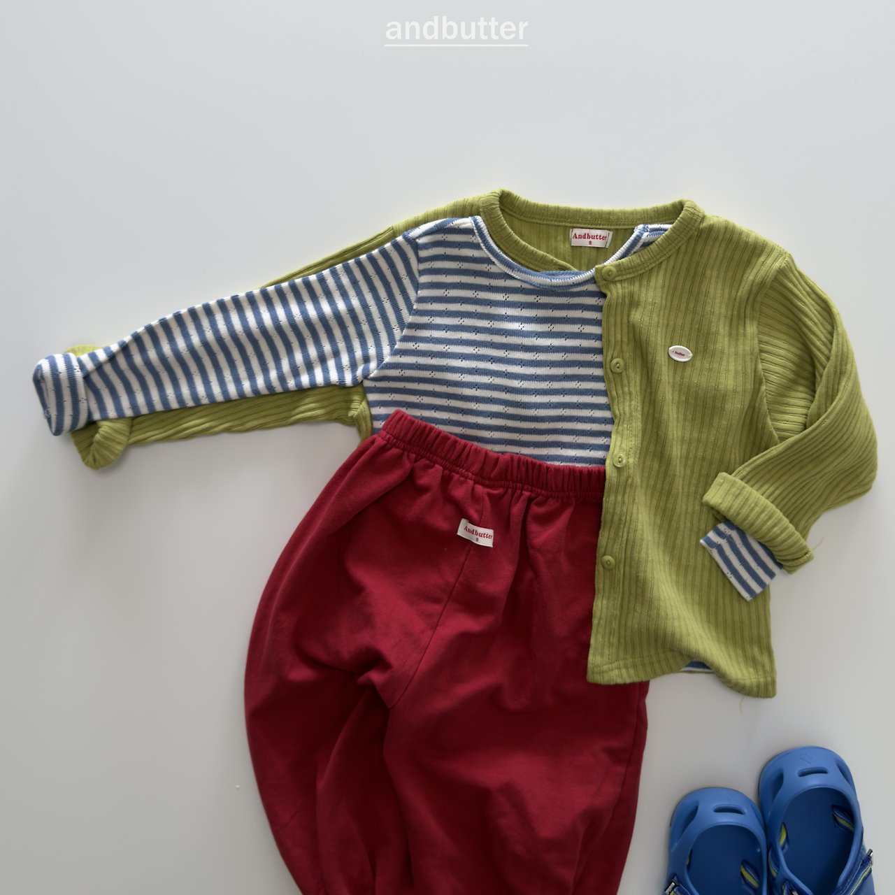 《予約》Tommy Point T-Shirt / ANDBUTTER