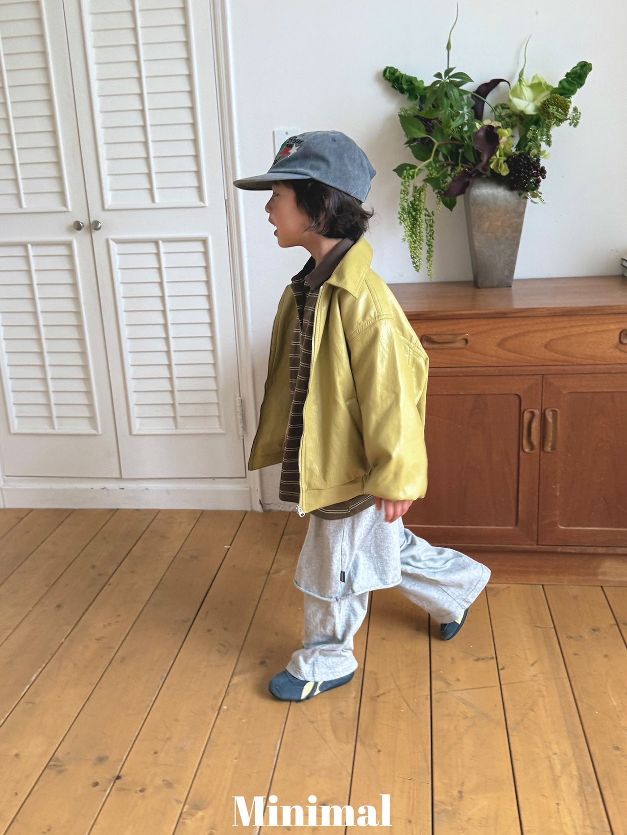 《予約》Soft Leather Zip-Up Jacket / MINIMAL
