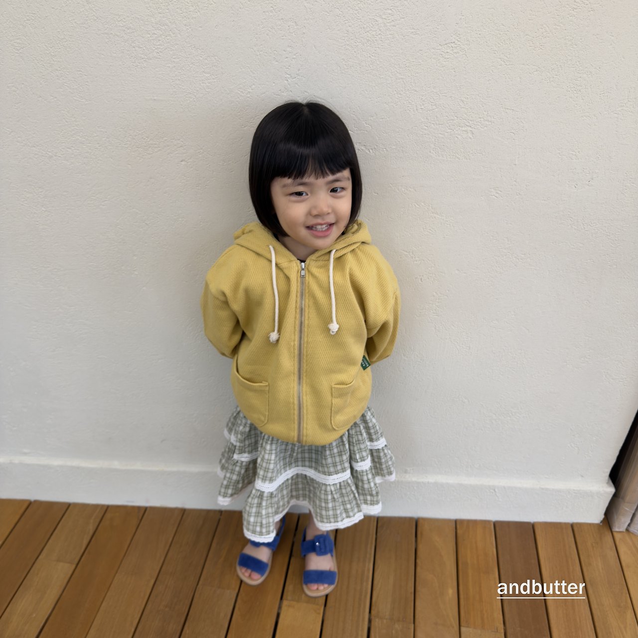 《予約》Check Tiered Skirt / ANDBUTTER