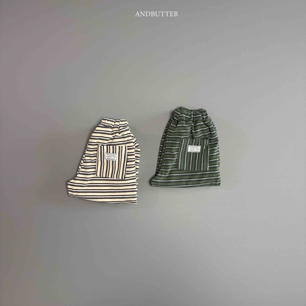 《予約》Mellow Stripe Jogger / andbutter