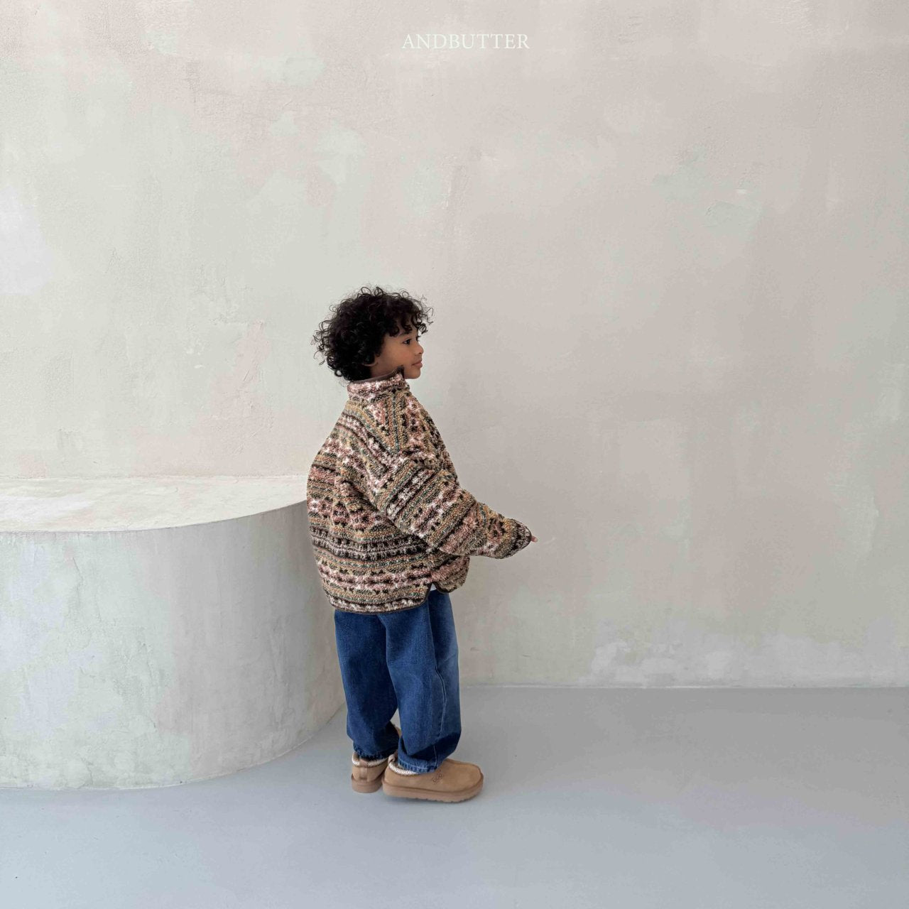 《予約》Nordic Line Jumper / andbutter