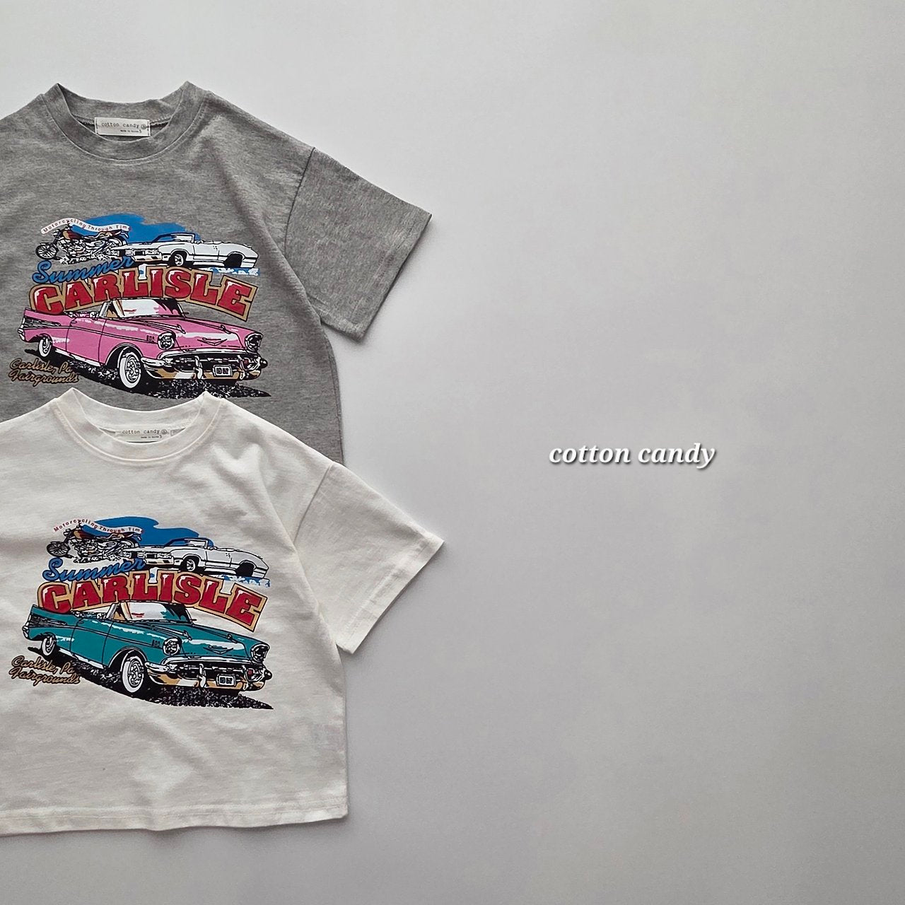 《予約》Race T-shirt / cotton candy