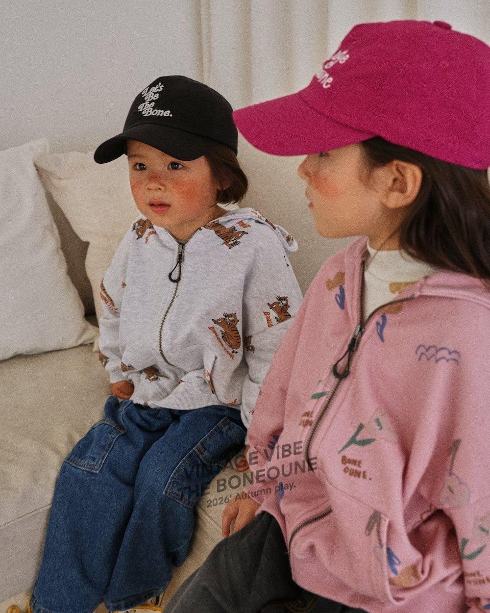 《予約》Flower Print Pigment Hoodie / BONEOUNE
