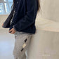 《予約》Fleece Mix Cardigan / andbutter