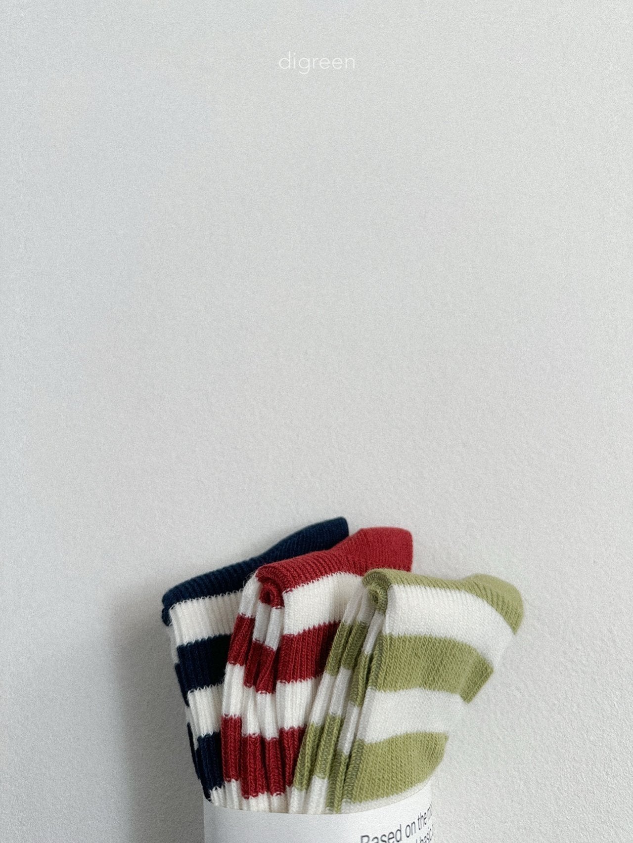 《予約》Minimal Stripe  Socks(Set) / digreen