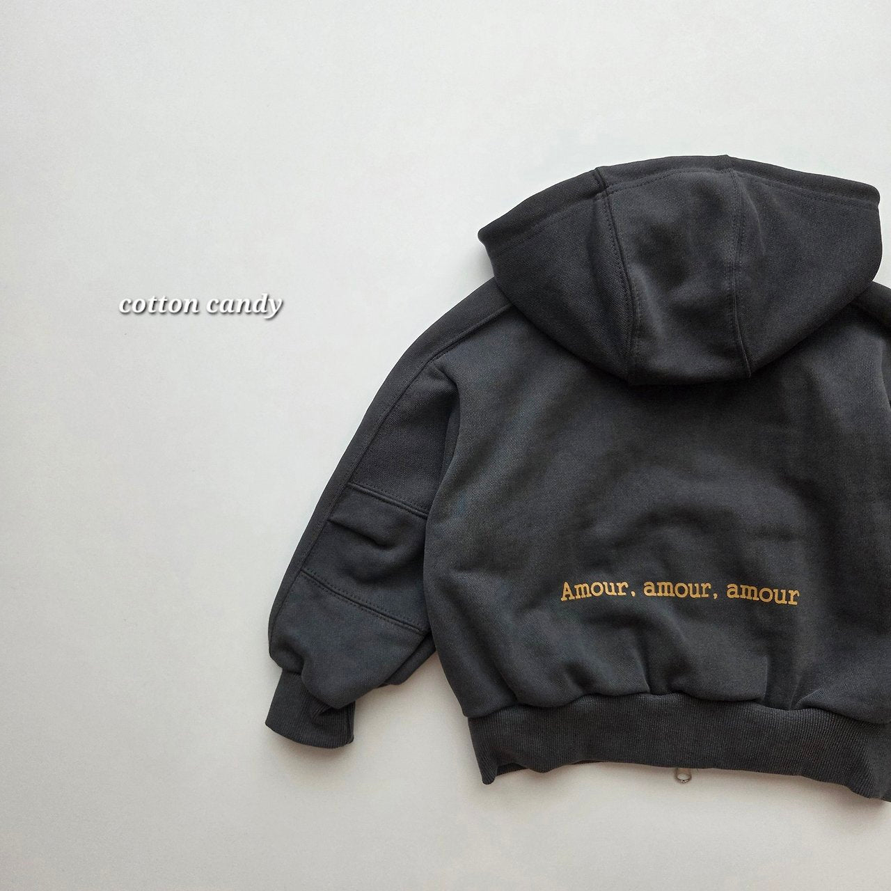 《予約》Amour Hood Zip-Up / cotton candy