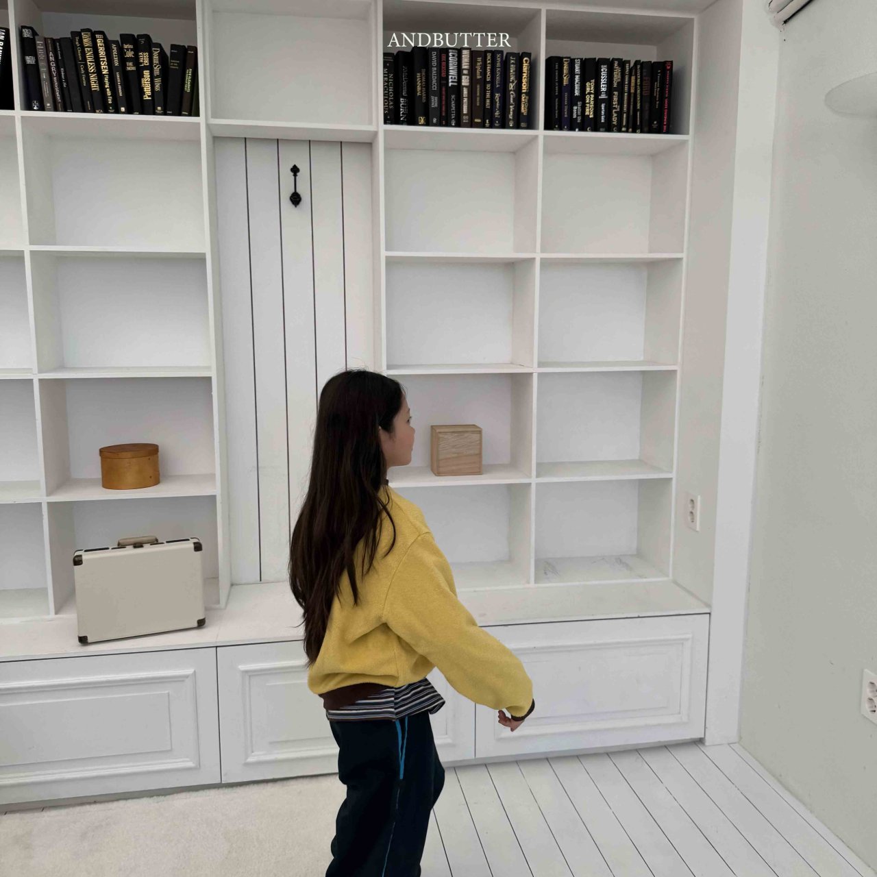 《予約》Two-Tone Terry Cardigan / andbutter