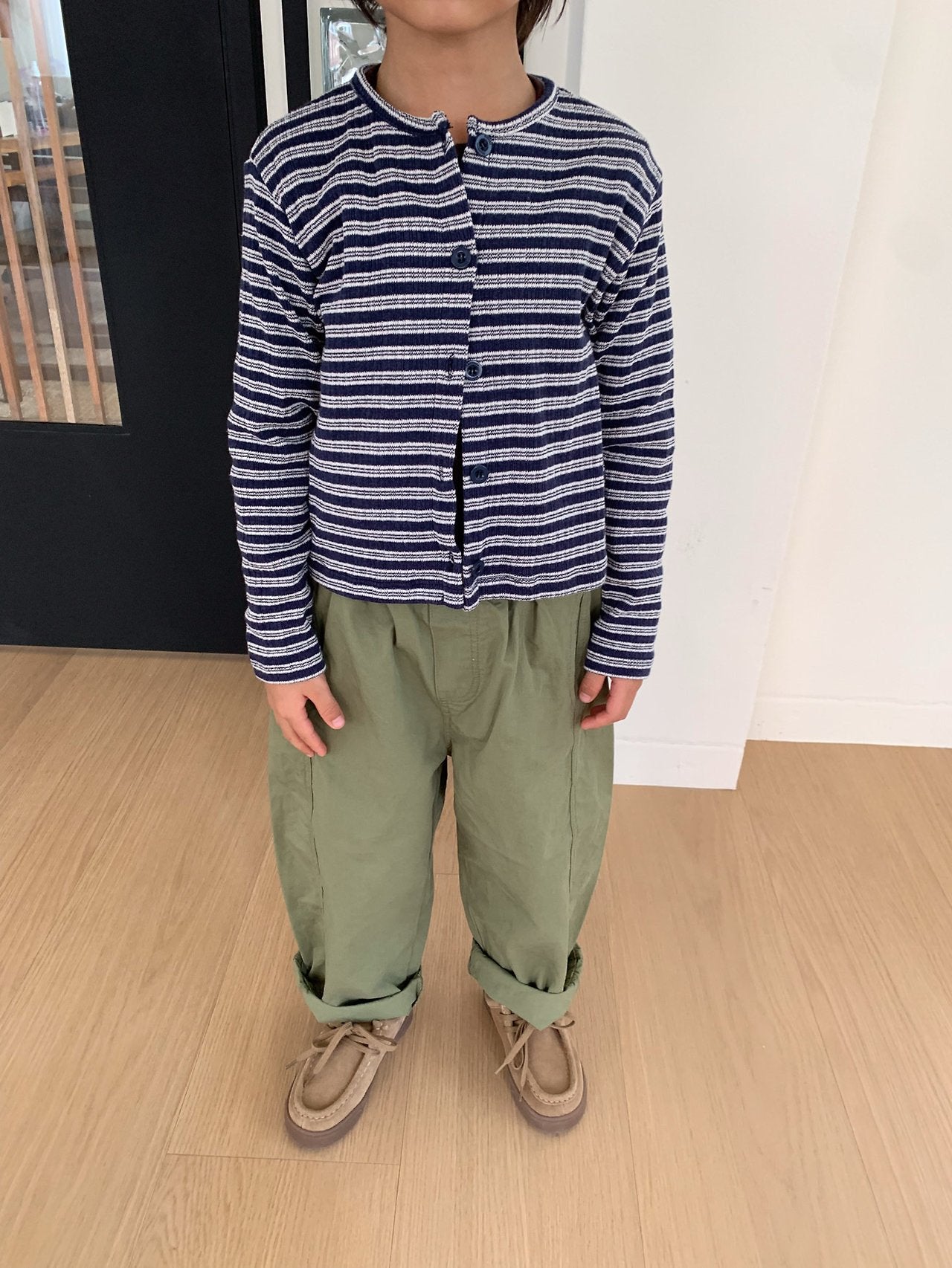 《予約》Stripe Cardigan / Cantuccistudio