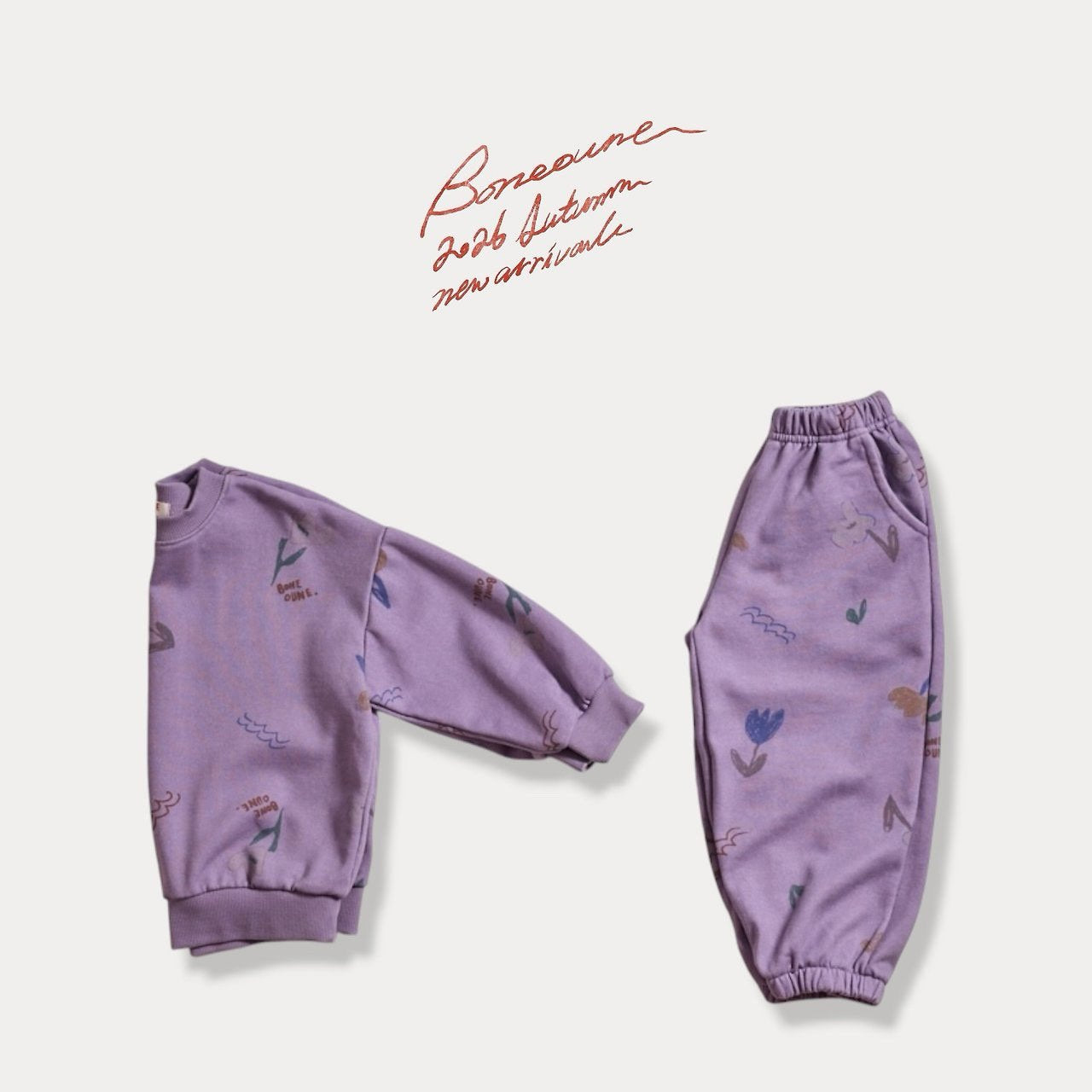 《予約》Floral Jogger Pants / BONEOUNE