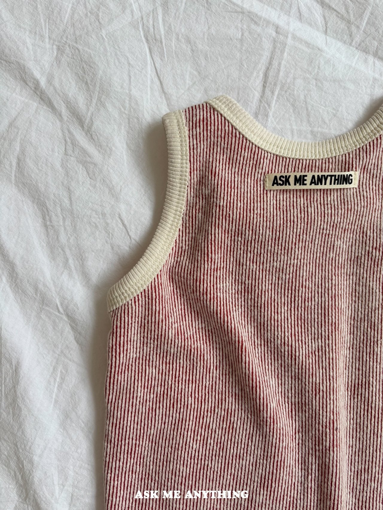 《予約》Color Sleeveless/ ASK ME ANYTHING