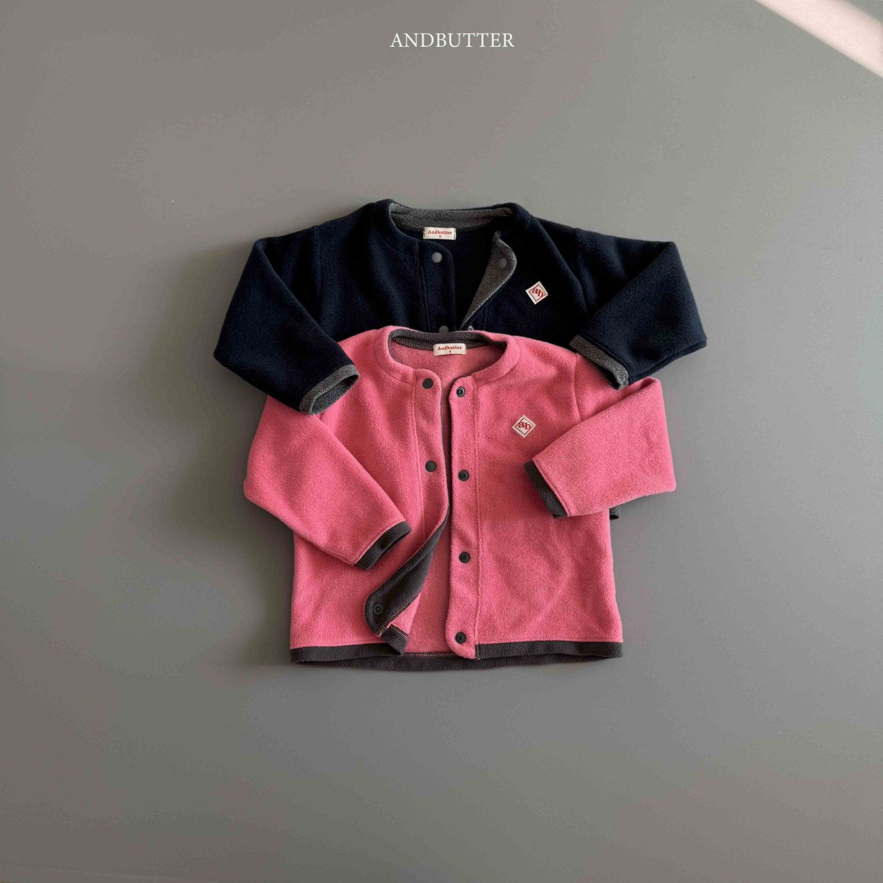 《予約》Fleece Mix Cardigan / andbutter