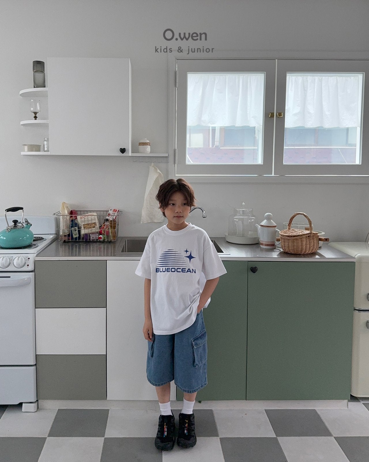 《予約》Blue Ocean Tee / O.wen (adultまで)