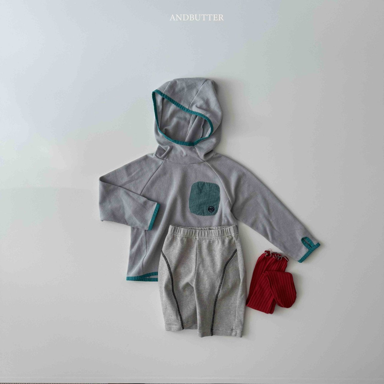 《予約》Runner Waffle Hoodie / andbutter