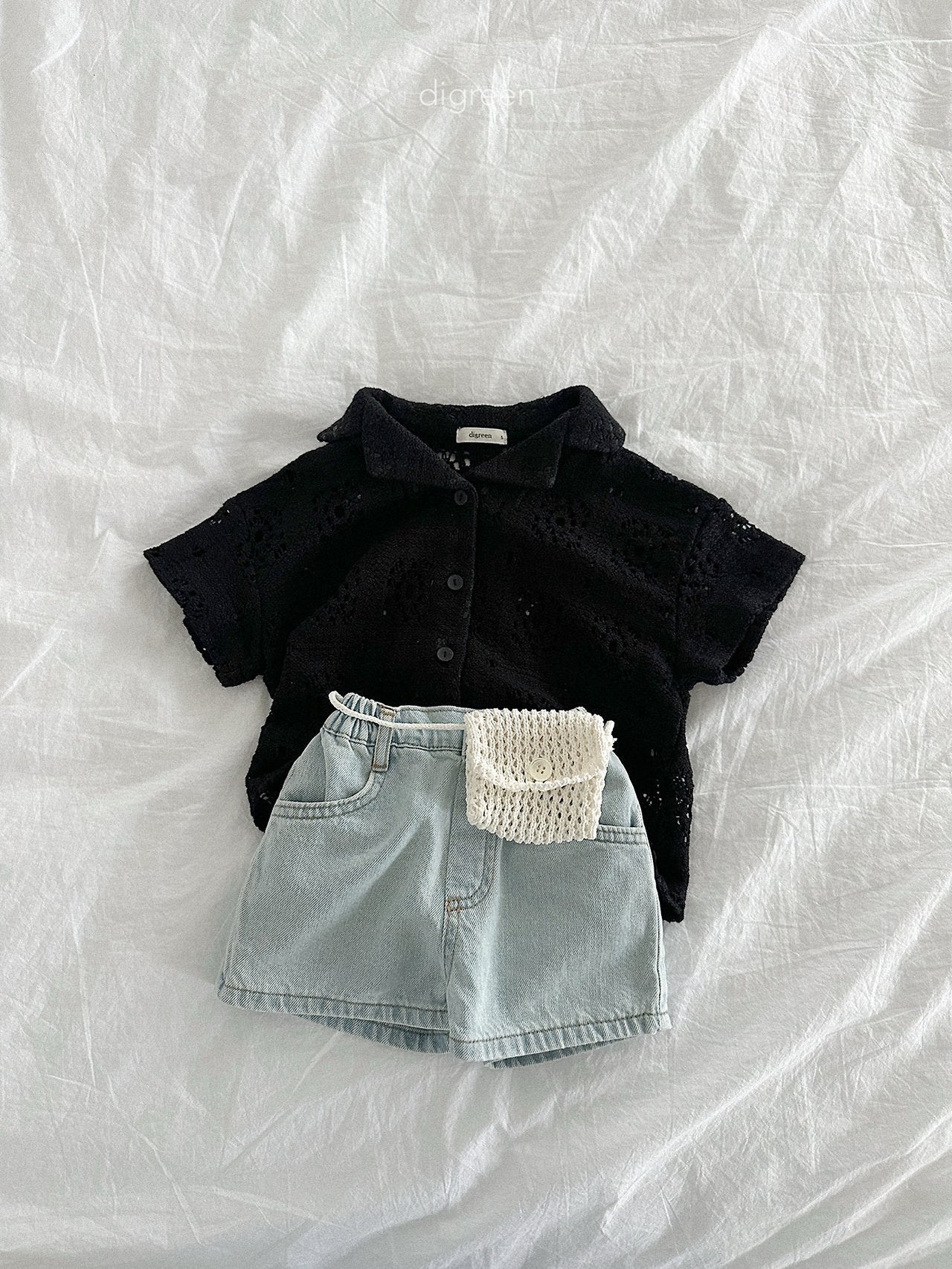 《予約》Crochet Shirt / digreen