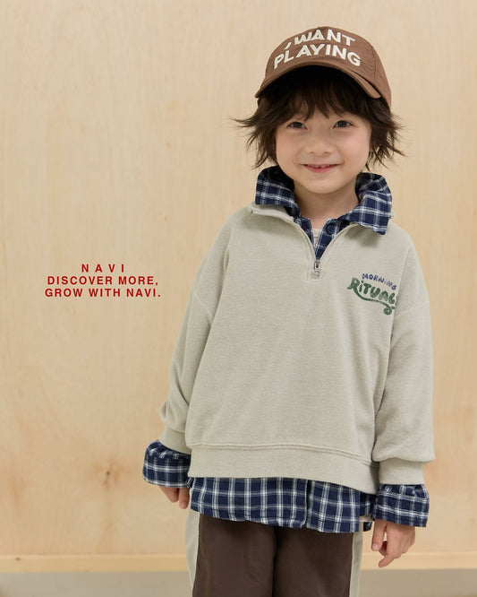 《予約》Morning Half-Zip / navi.