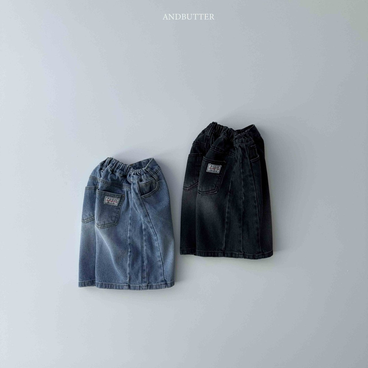 《予約》Line Bermuda Denim / andbutter