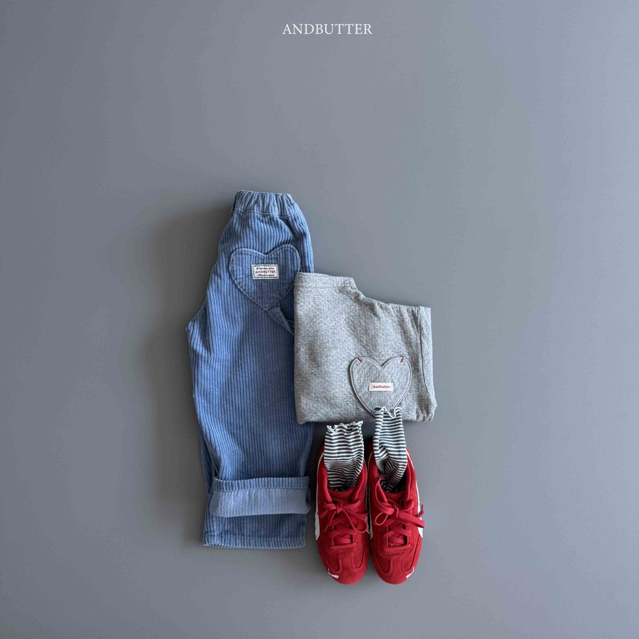 《予約》Love Ring Corduroy Pants / andbutter