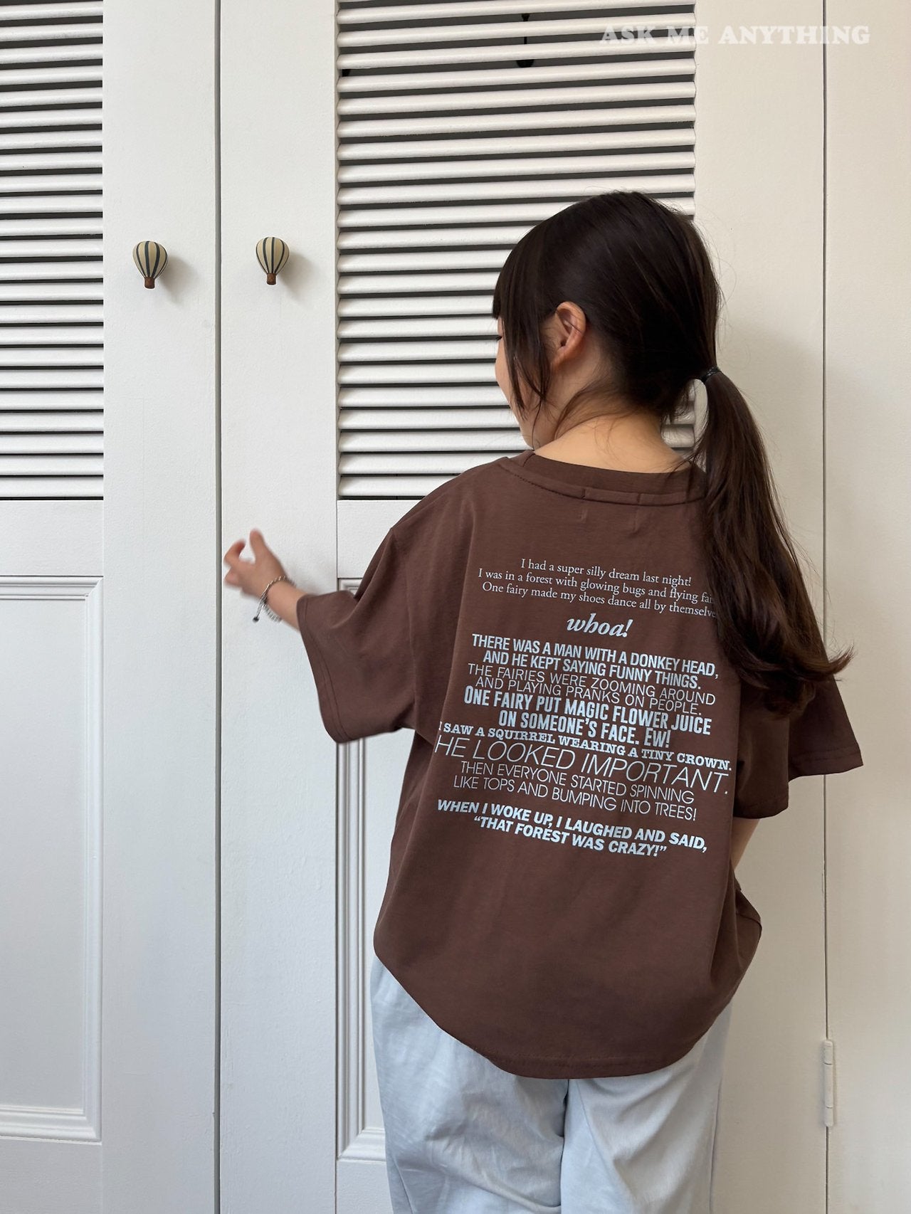《予約》Midnight T-shirt / ASK ME ANYTHING