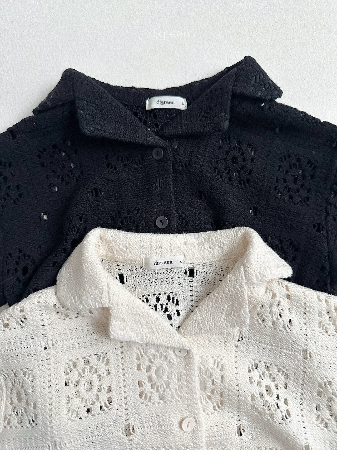 《予約》Crochet Shirt / digreen