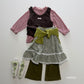 《予約》Check Tiered Skirt / ANDBUTTER